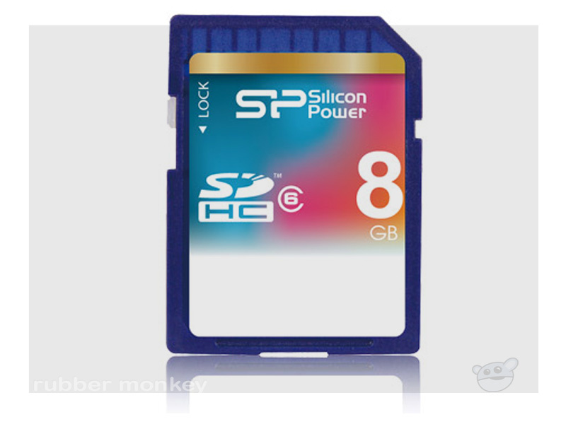 Silicon Power SDHC Card 8GB C6