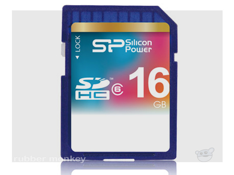 Silicon Power SDHC Card 16GB C6