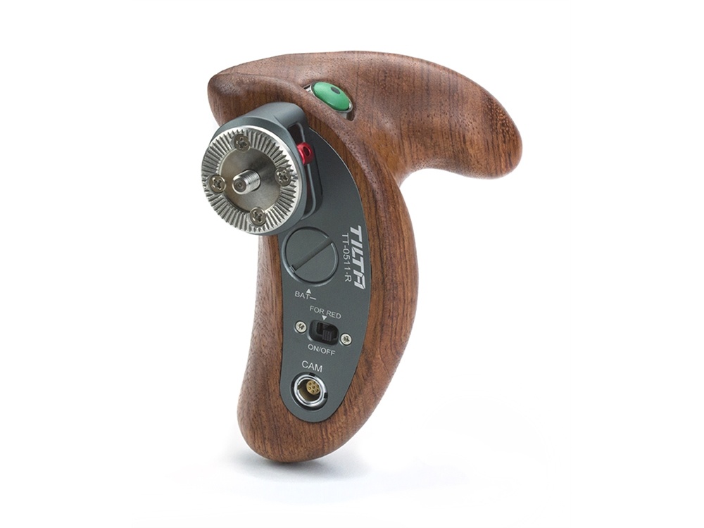 Tilta Wooden Handle with Control Buttons for GH4/GH5/A7/A6500  Camera Cage