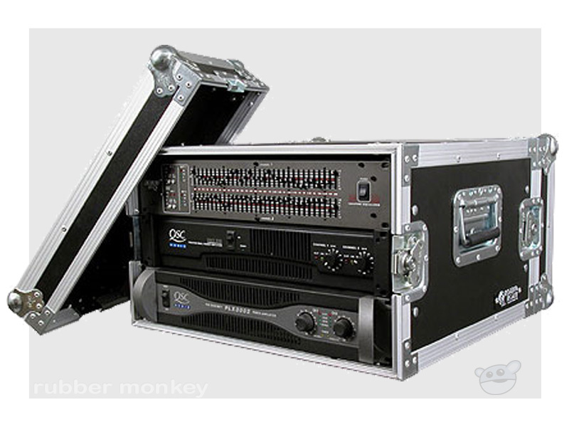 Road Ready 6U Deluxe Amplifier Case