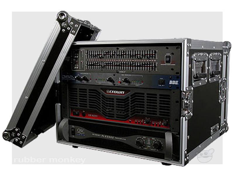 Road Ready 8U Deluxe Amplifier Case