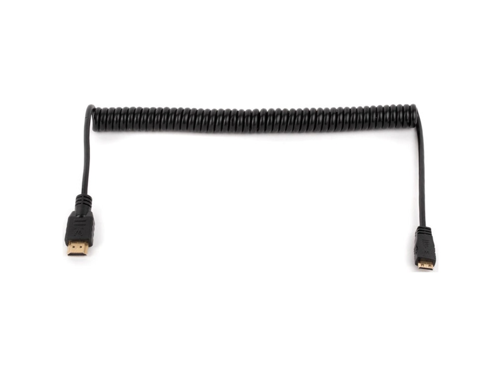 Wooden Camera WC Coiled Full HDMI to Mini HDMI Cable (20")