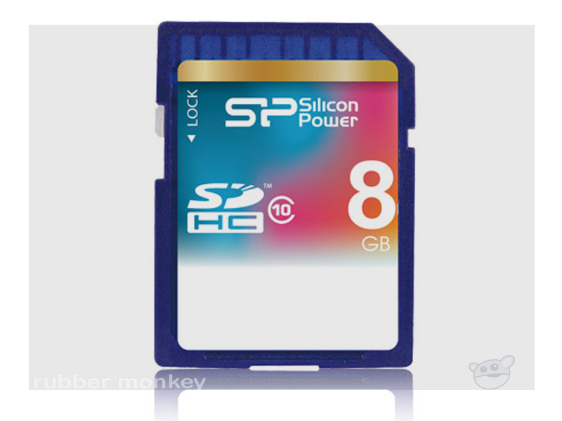 Silicon Power SDHC Card 8GB C10