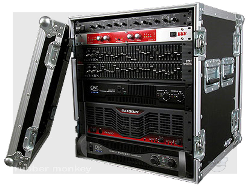 Road Ready 12U Deluxe Amplifier Case