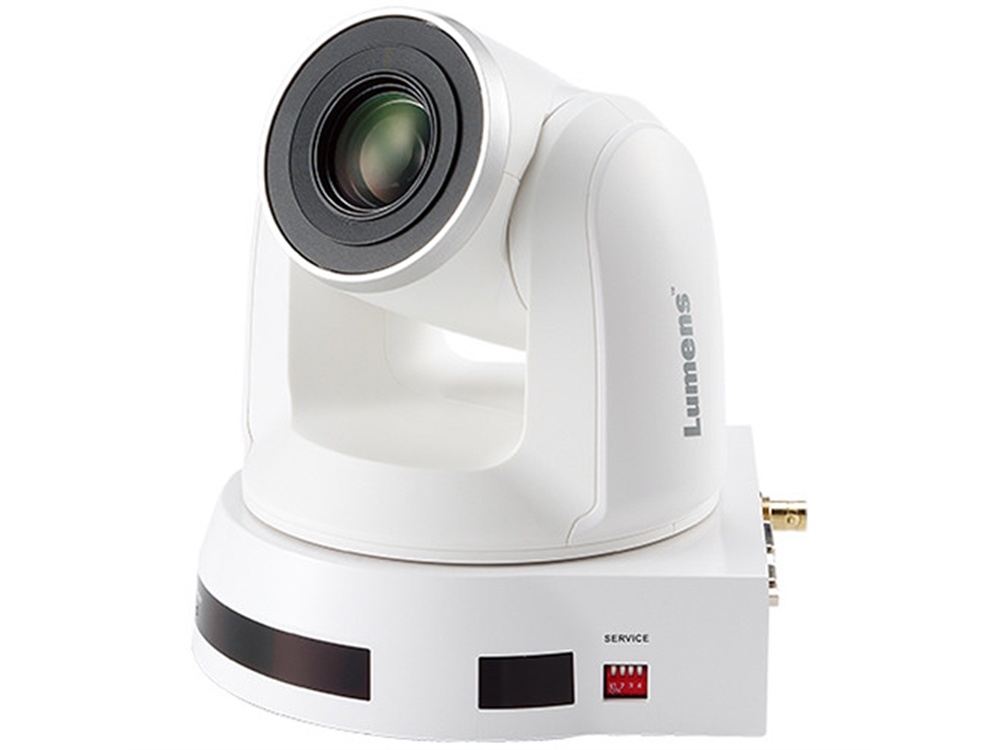 Lumens VC-A70HW 4K UHD 12x Optical Zoom PTZ Video Camera (White)