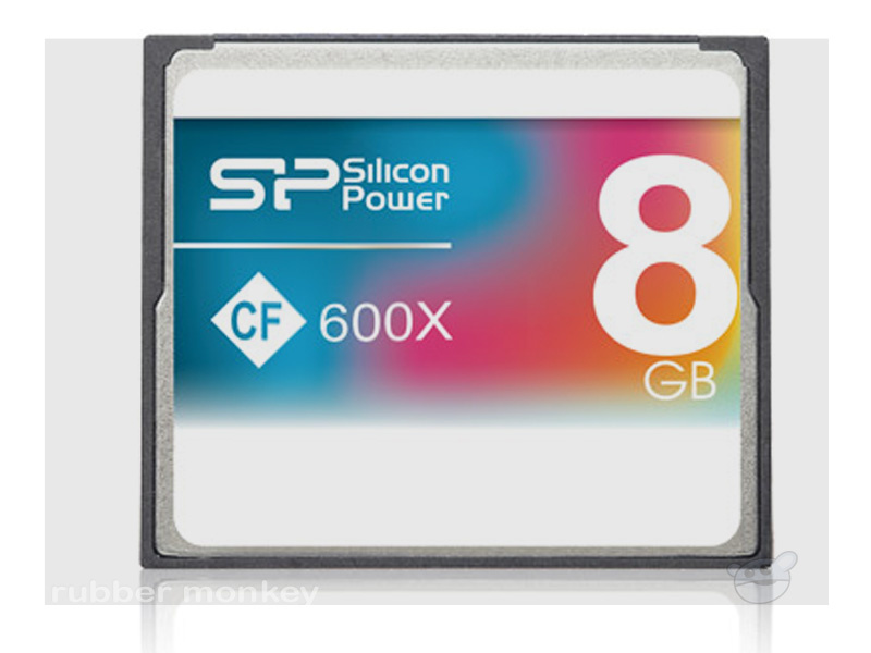 Silicon Power 8GB 600X Compact Flash Card