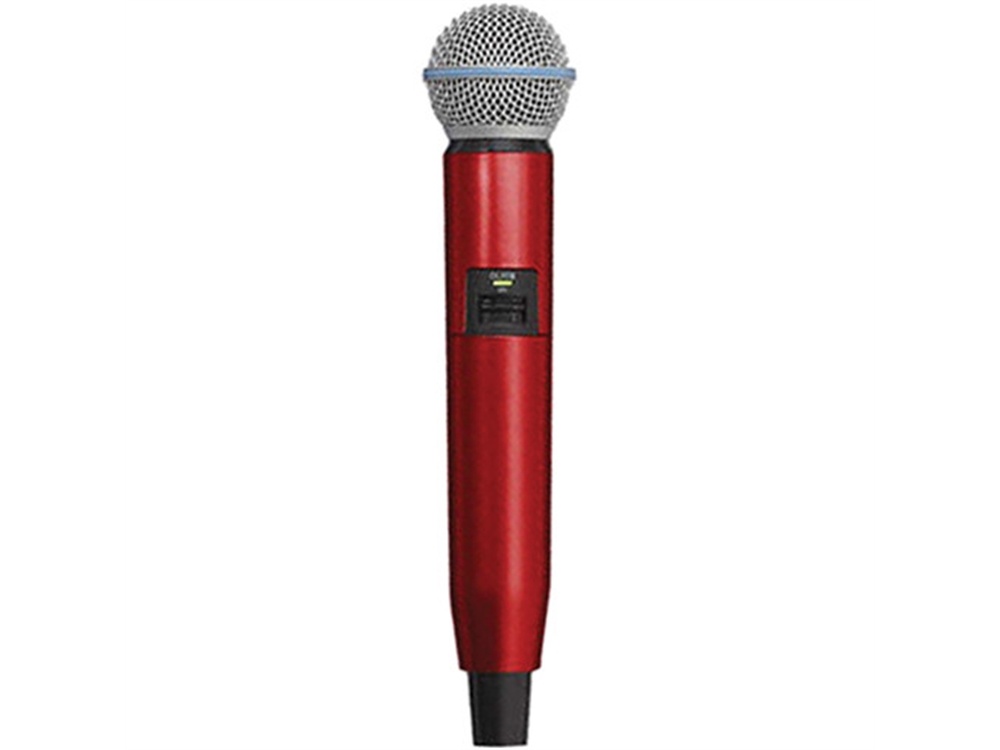 Shure WA723-RED Colour Handle for GLX-D SM58/BETA58A Microphone (Red)