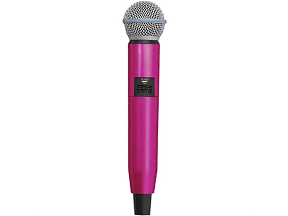 Shure WA723-PNK Colour Handle for GLX-D SM58/BETA58A Microphone (Pink)