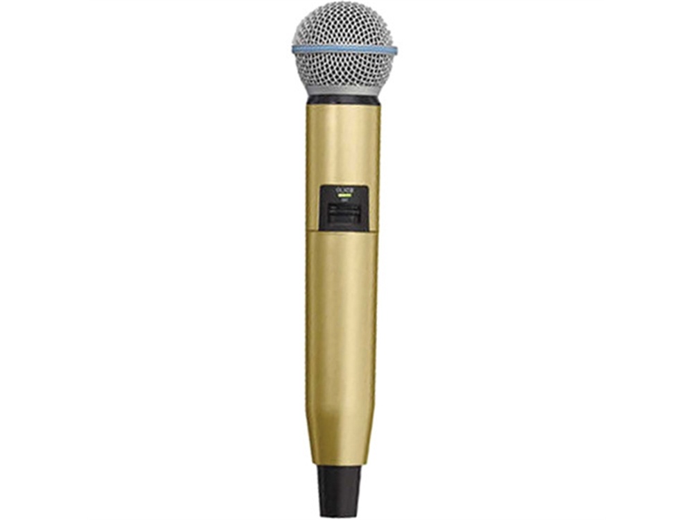 Shure WA723-GLD Colour Handle for GLX-D SM58/BETA58A Microphone (Gold)