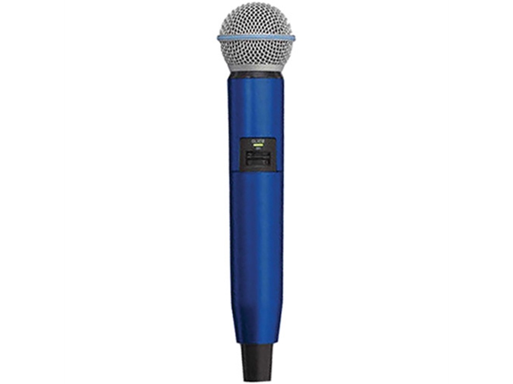 Shure WA723-BLU Colour Handle for GLX-D SM58/BETA58A Microphone (Blue)