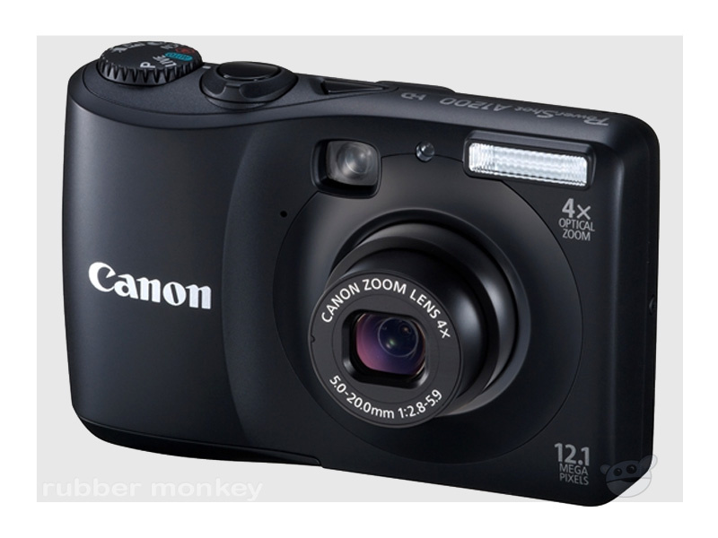 Canon Digital Powershot Camera Black - A1200