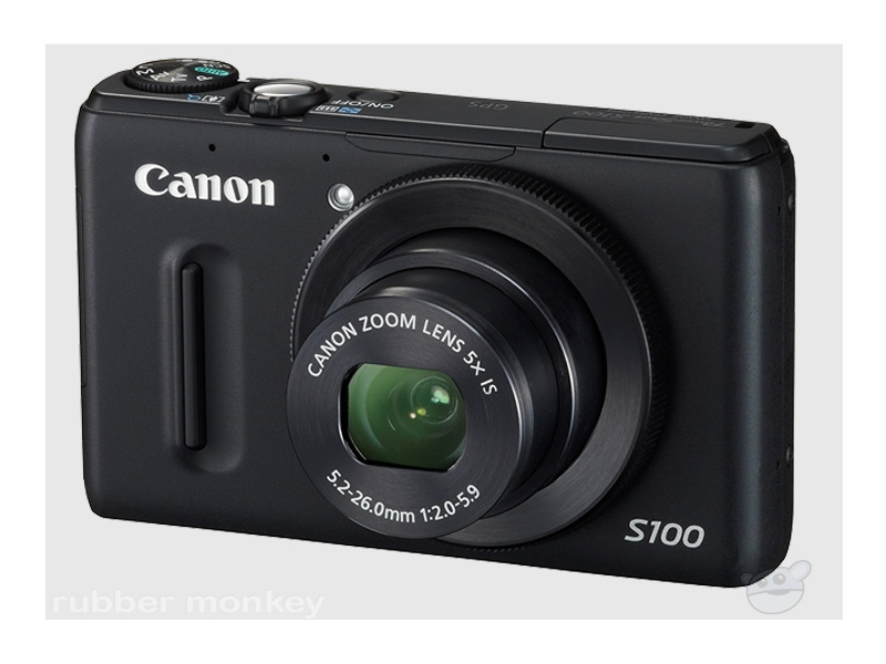 Canon Digital Powershot Camera Black - S100
