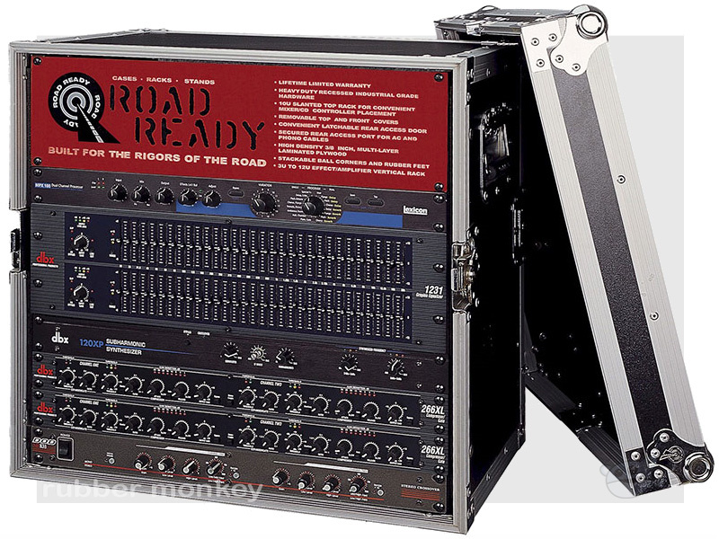 Road Ready 12U Deluxe effect case