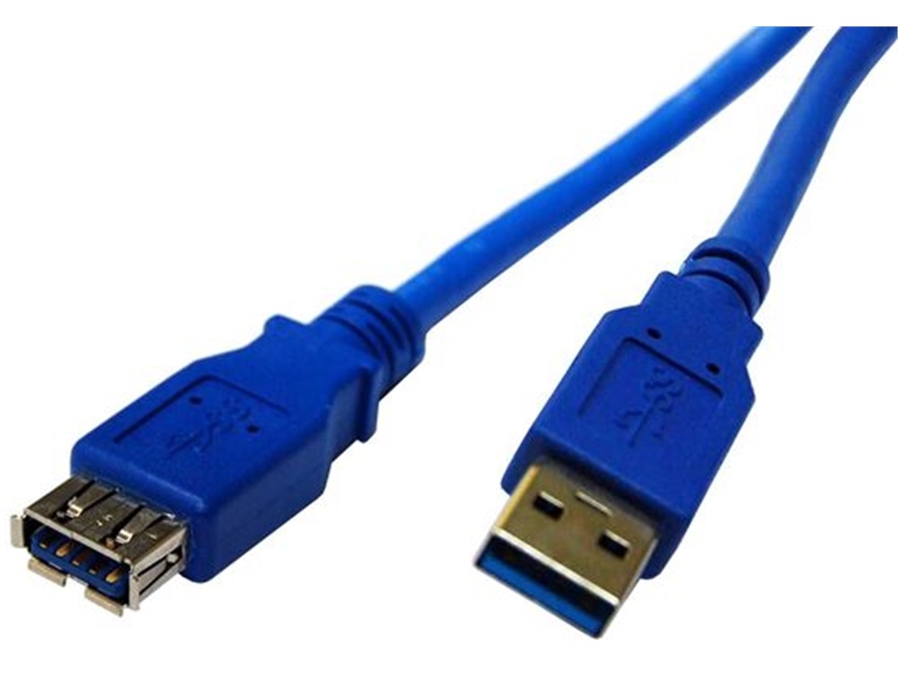 DYNAMIX USB 3.0 Type A Male Extension Cable (Blue, 5 m)