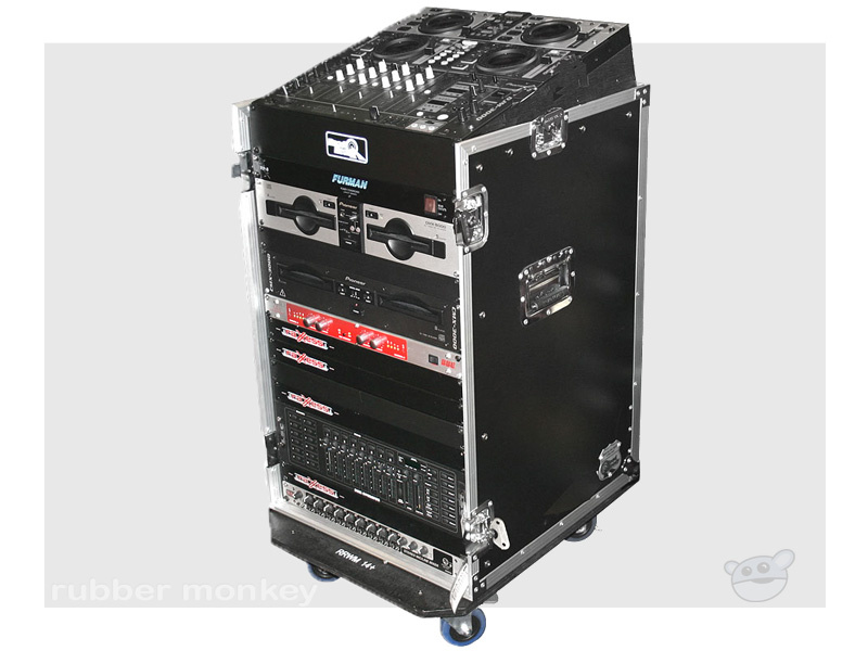 Road Ready 11U slant rack