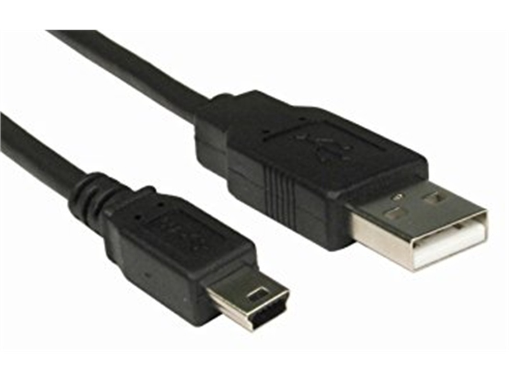 365Films Mini B 5pin Male to USB 2.0 A Male Connector (30.5cm)