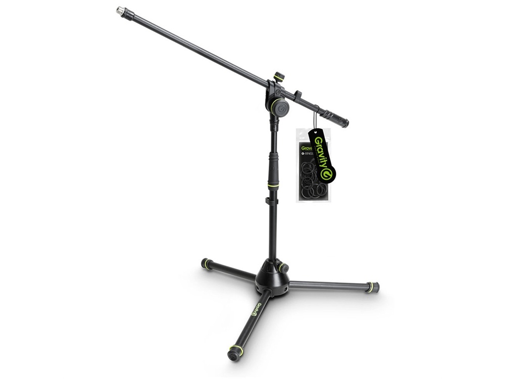 Gravity GMS4221B Short Microphone Stand with Boom