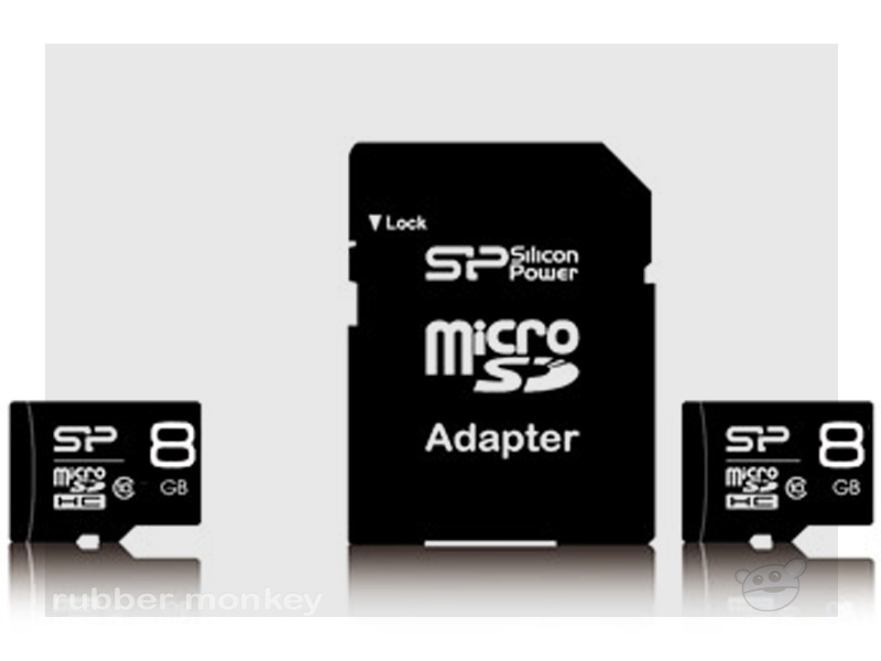 Silicon Power microSDHC Class 4 8GB Card