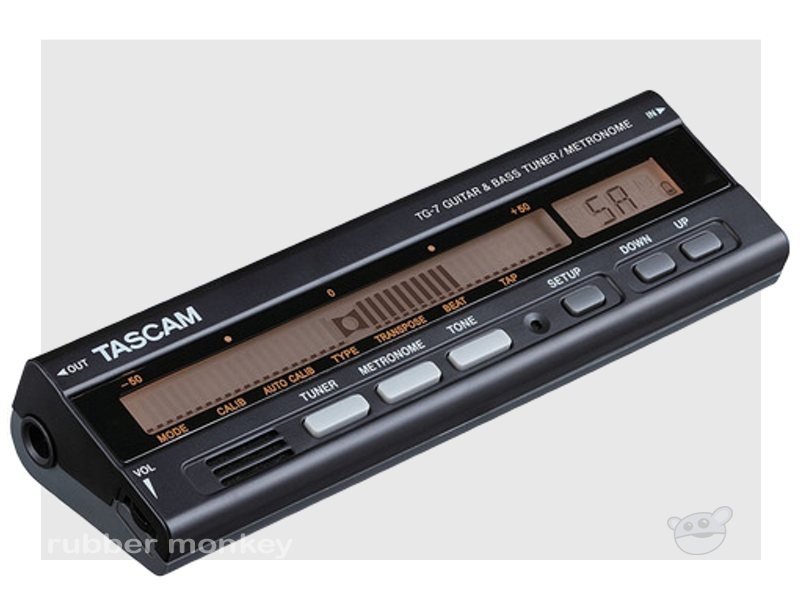 Tascam TG-7 Guitar/Bass Tuner/Metronome