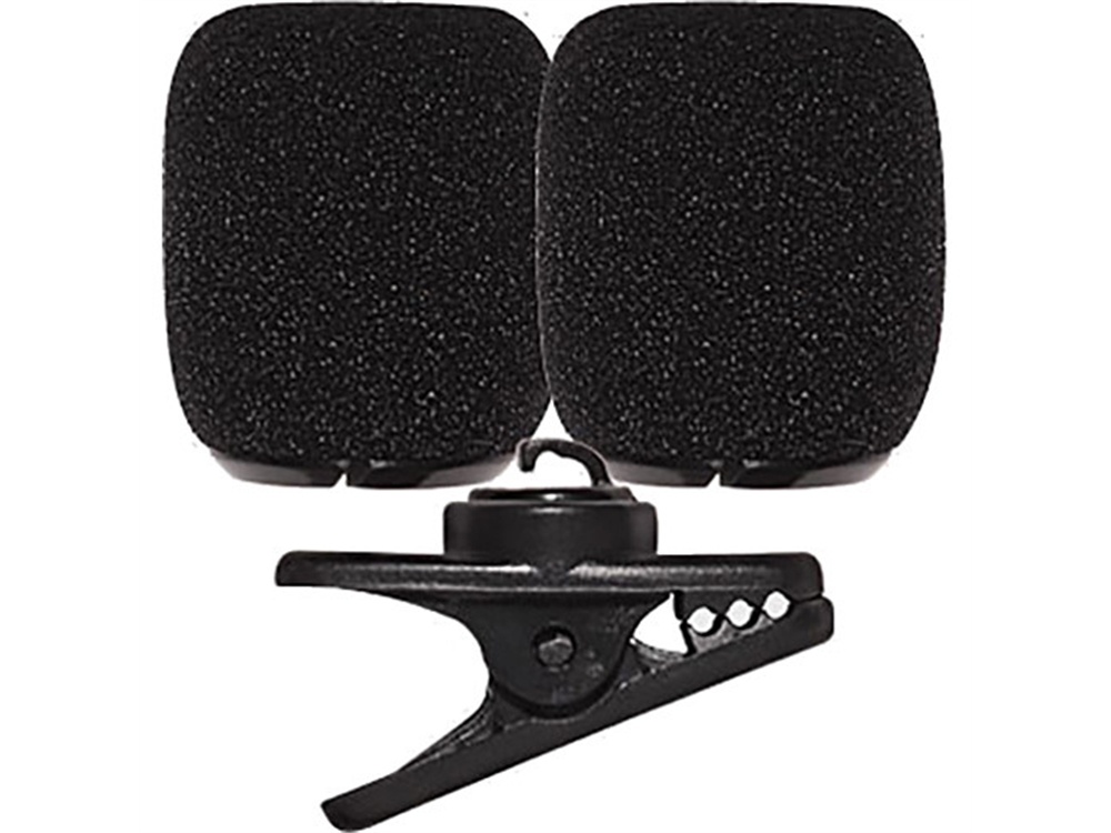 Shure RK378 Replacement Foam Windscreens and Clip for SM35 Headset Microphone