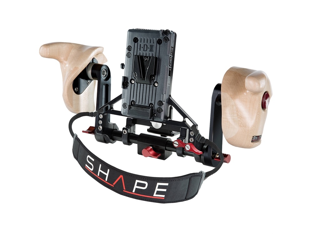 SHAPE ICON Wireless Director's Kit with Wooden Handles with V-Mount Battery Plate