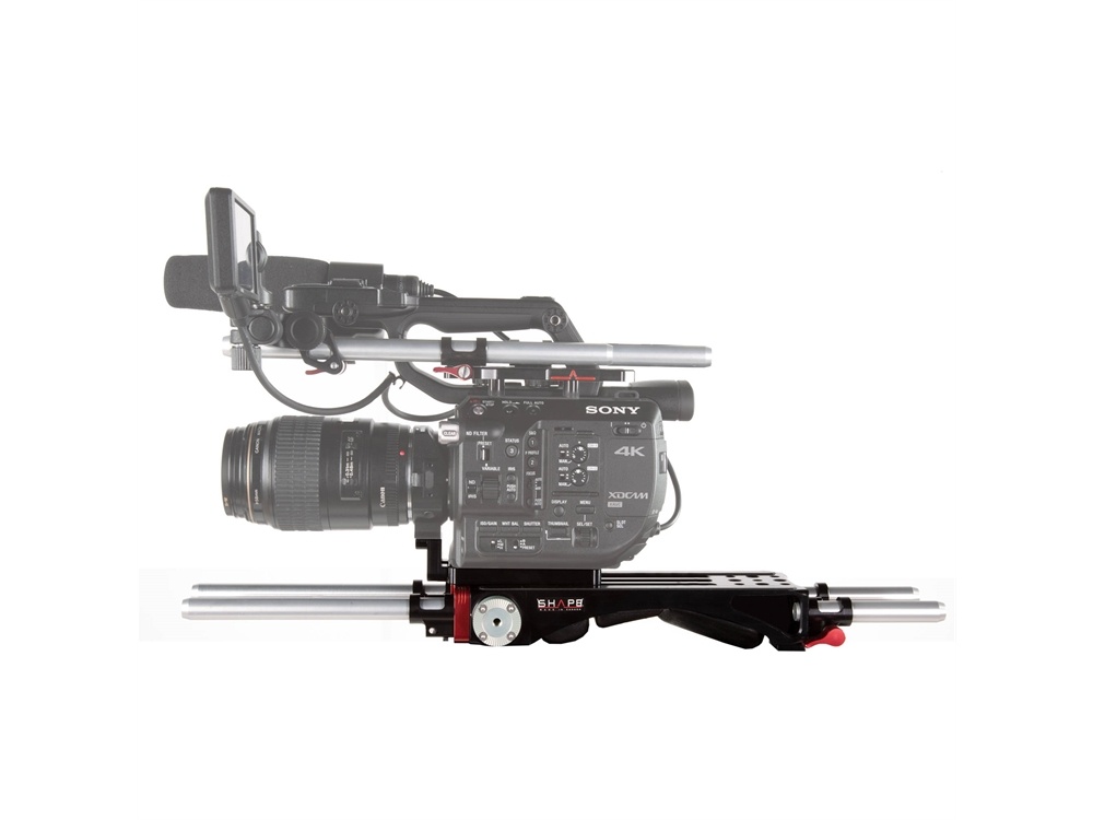 SHAPE Sony FS5 Baseplate V-Lock Quick Release with Metabones Support