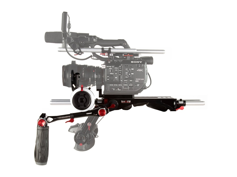 SHAPE Baseplate Bundle Rig with Metabones Support & Follow Focus Pro for Sony FS5