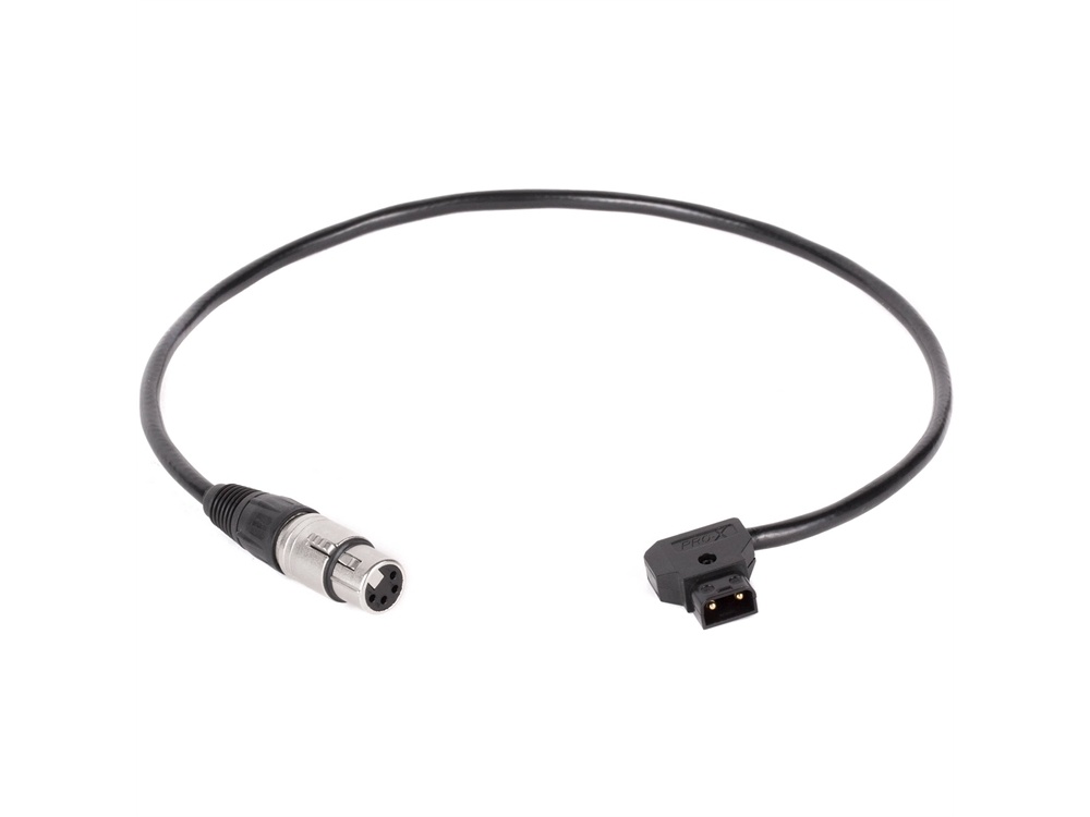 Wooden Camera D-Tap to 4-Pin XLR Female Straight Power Input (20")