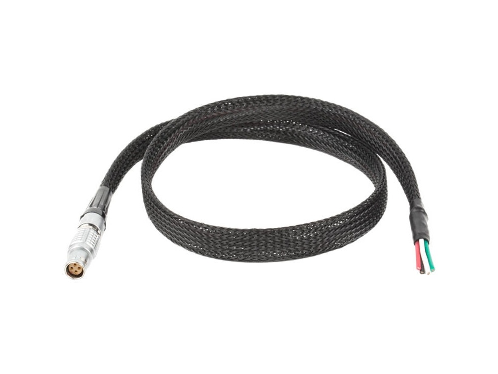 Wooden Camera Canon C300 Mark II FLEX LEMO to Flying Leads Power Cable (Straight, 24")