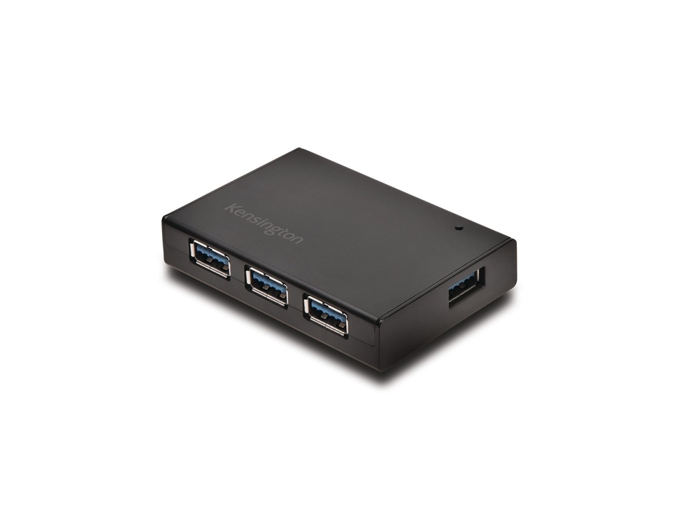 Kensington UH4000C USB 3.0 4-Port Hub and Charger (Black)