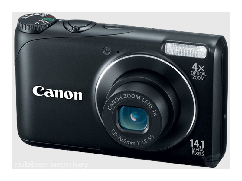 Canon Digital Powershot Camera Black - A2200
