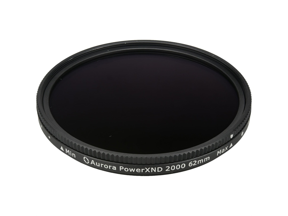 Aurora-Aperture 62mm PowerXND 2000 Variable Neutral Density 1.2 to 3.3 Filter (4 to 11 Stops)
