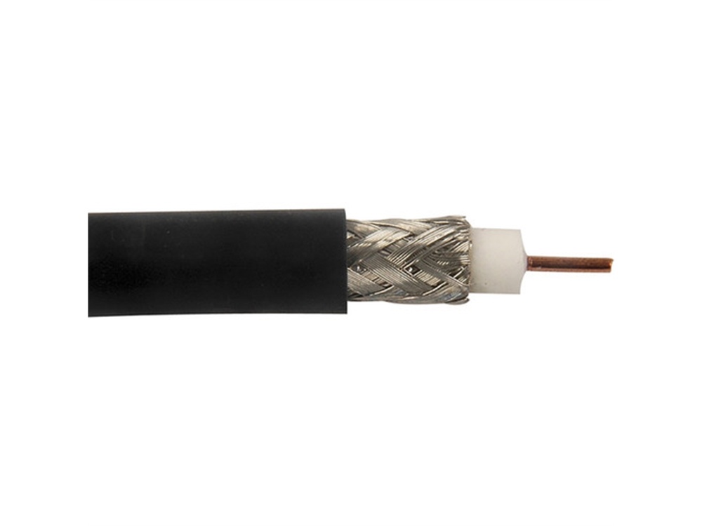 Belden 1694A RG6 Low Loss Serial Digital Coaxial Cable (30m, Black)
