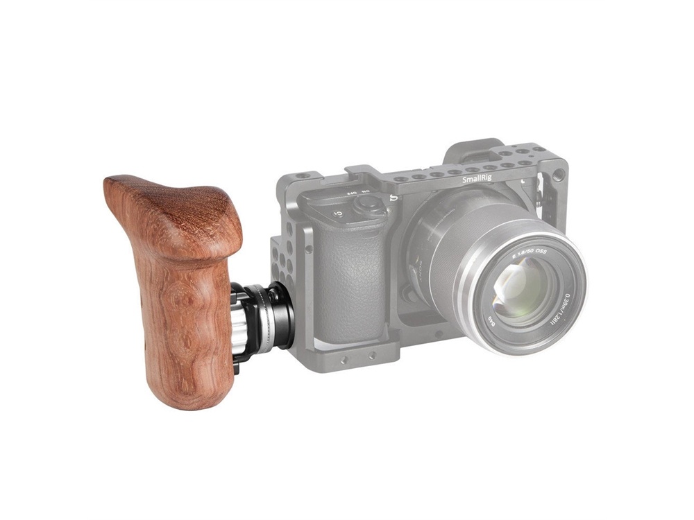 SmallRig 2083 Right Side Wooden Grip with Arri Rosette Bolt-On Mount