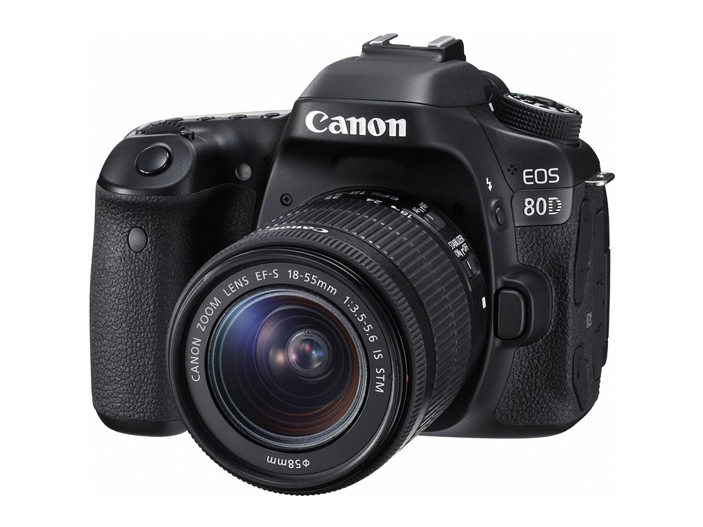 Canon EOS 80D DSLR with EFS 18-55 IS STM Lens Kit