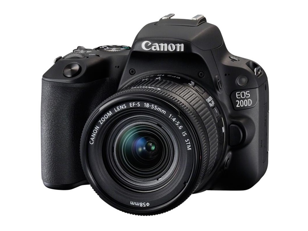Canon EOS 200D DSLR Camera with 18-55mm Lens (Black)