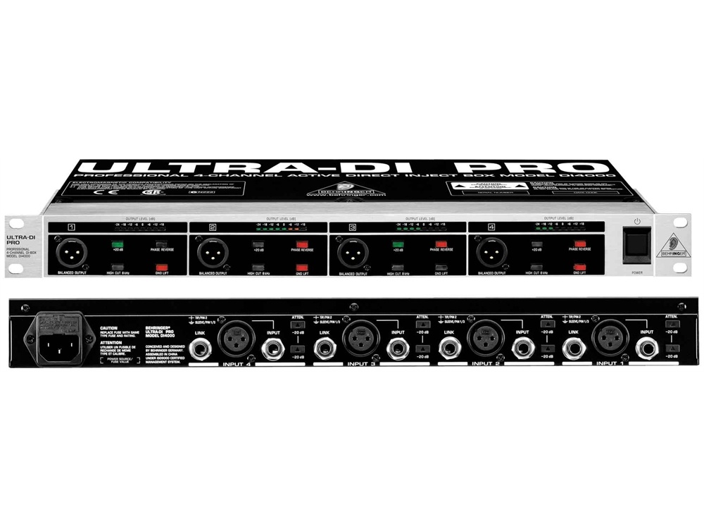 Behringer DI Pro DI4000 | Rubber Monkey | NZ