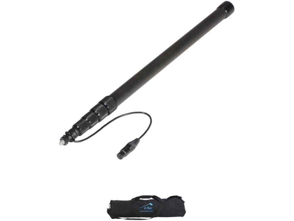 K-Tek KEG-100CC Avalon Series Graphite Boompole with Coiled Cable and Bag Kit