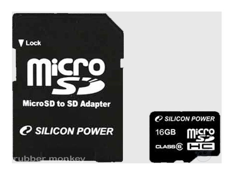 Silicon Power microSD Class 4 16GB Card