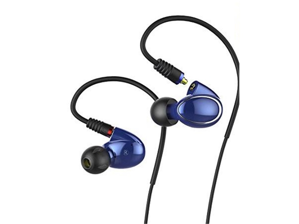 FiiO FH1 Balanced Armature-Dynamic Hybrid In-Ear Monitors (Blue)