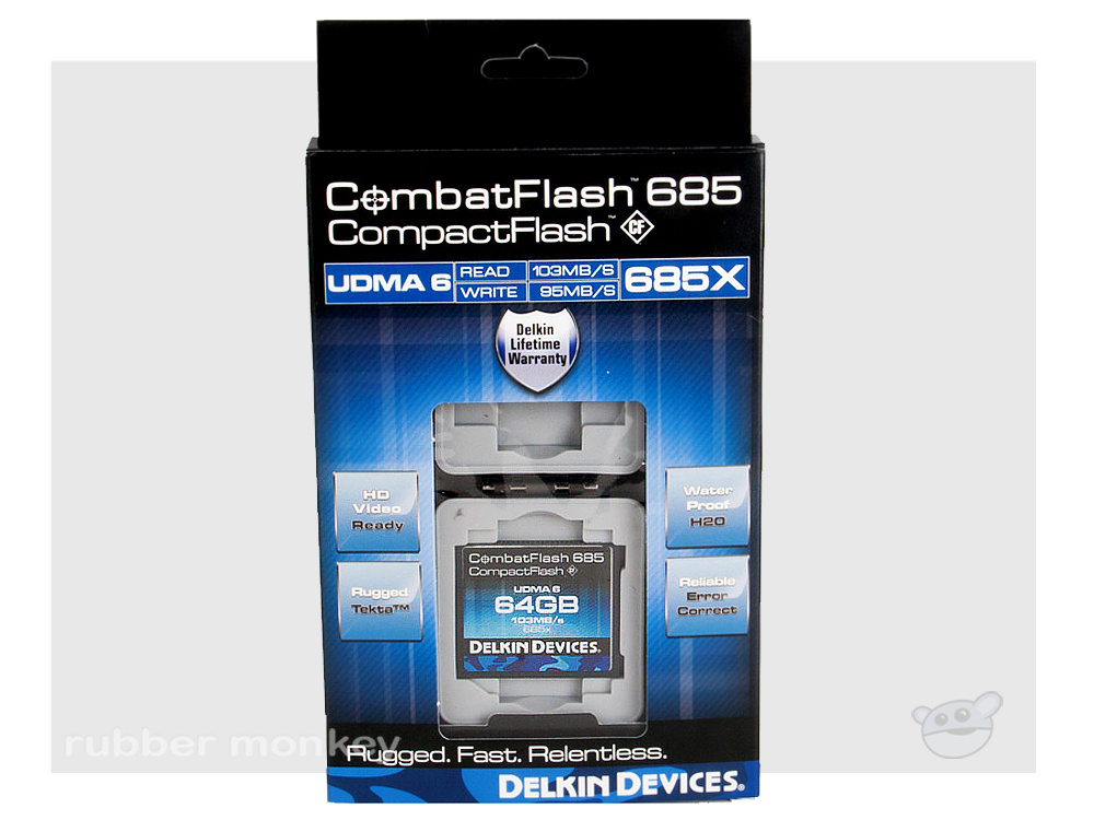 Delkin CombatFlash685 Card 64GB