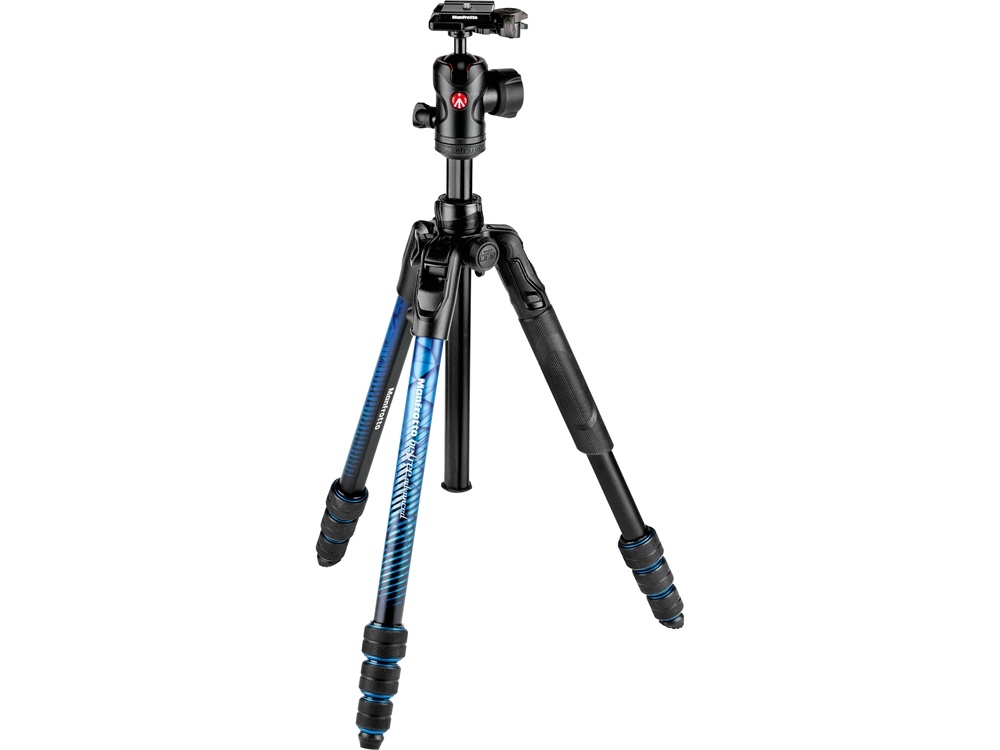 Manfrotto Befree Advanced Travel Aluminum Tripod with 494 Ball Head (Blue)