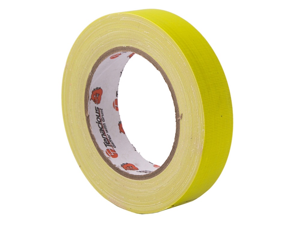 Tapespec 0162 Fluoro Gaffer Tape 25mm (Yellow)