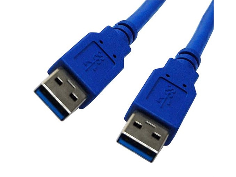 DYNAMIX USB 3.0 Type A Male to Type A Male Cable (Blue, 3 m)