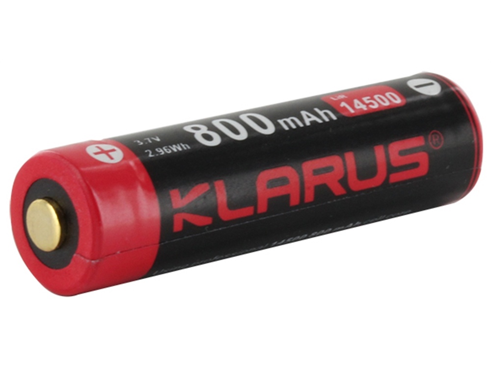 Klarus 14500 Li-ion Battery (800mAh, 3.7V)