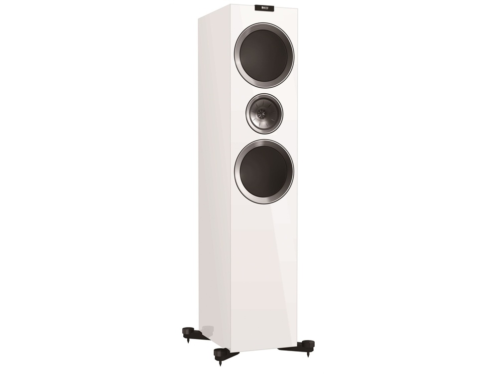 KEF R900W Floor standing Speaker (White, Pair)
