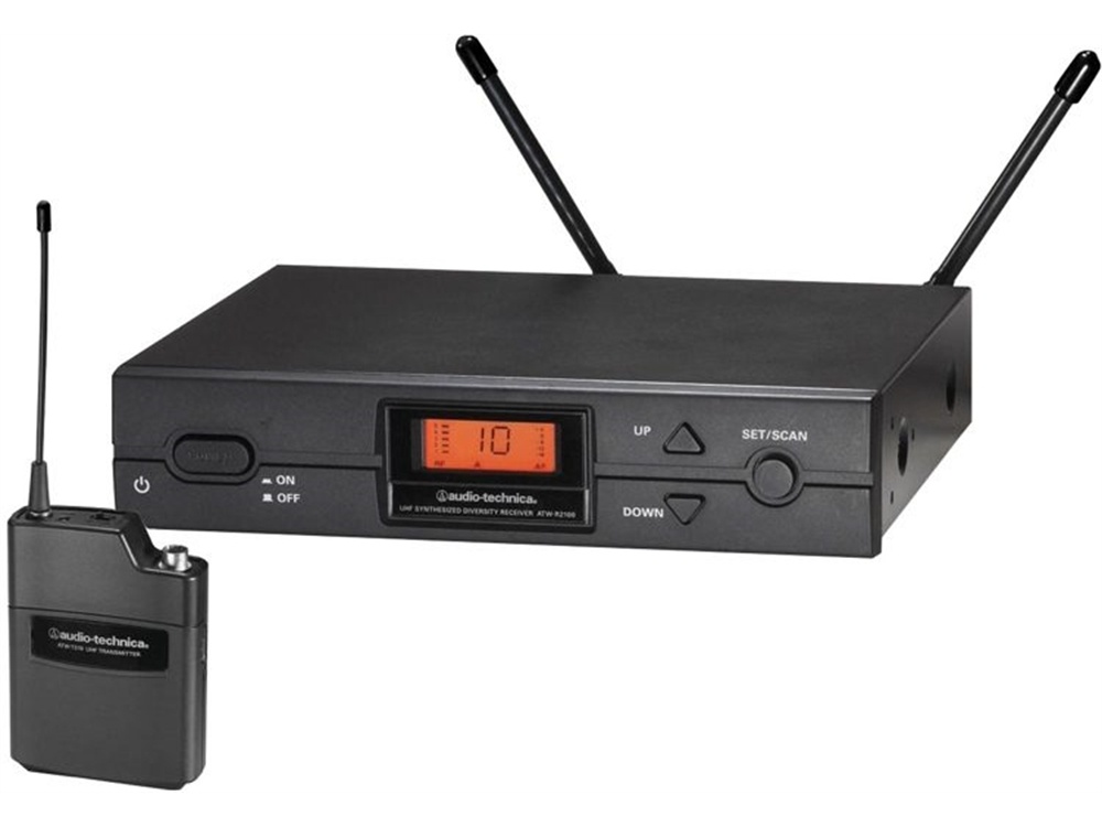 Audio Technica ATW2110D Wireless Mic System UHF UniPak 600MHz