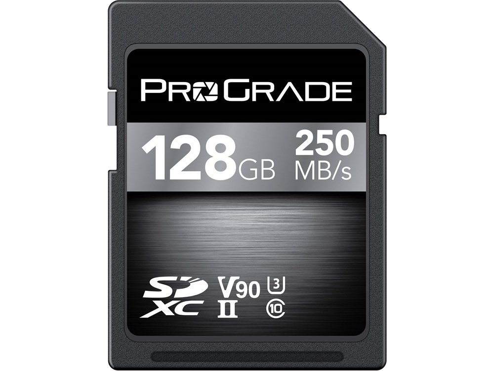ProGrade Digital 128GB UHS-II SDXC Memory Card (250 MB/s)