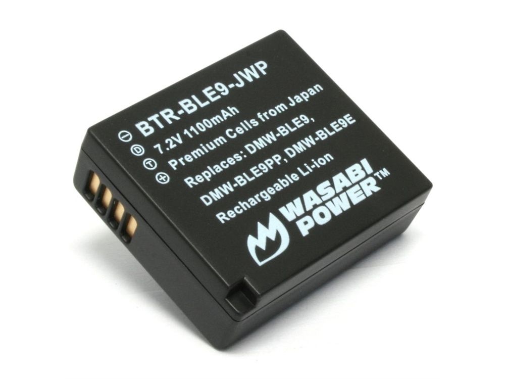 Wasabi Power Battery for Panasonic DMW-BLE9, DMW-BLG10