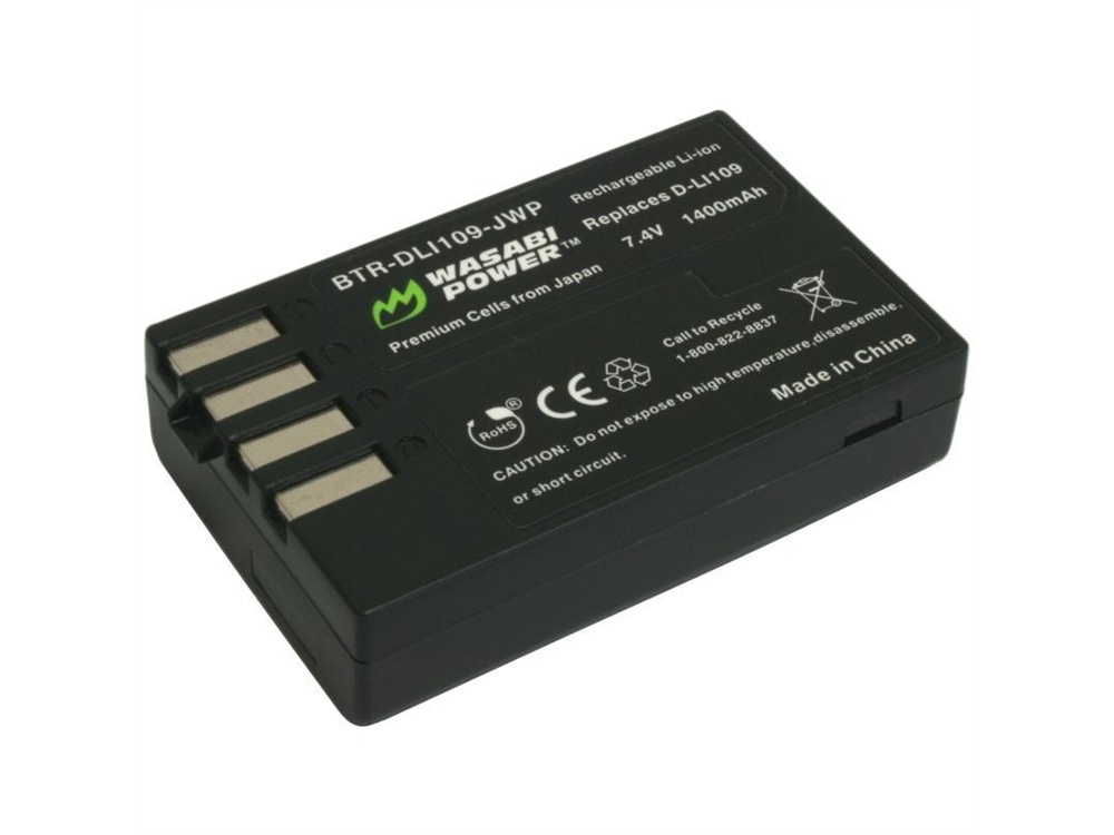 Wasabi Power Battery for Pentax D-Li109